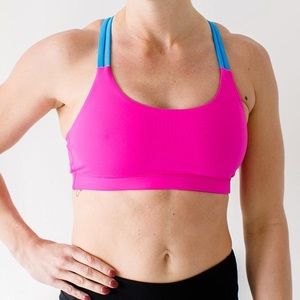 Born Primitive FEARLESS SPORTS BRA (FUCHSIA)
